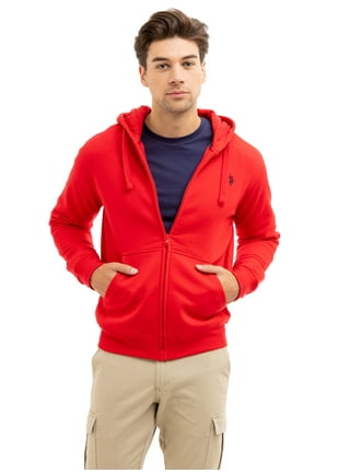 Polo Hoodie Red