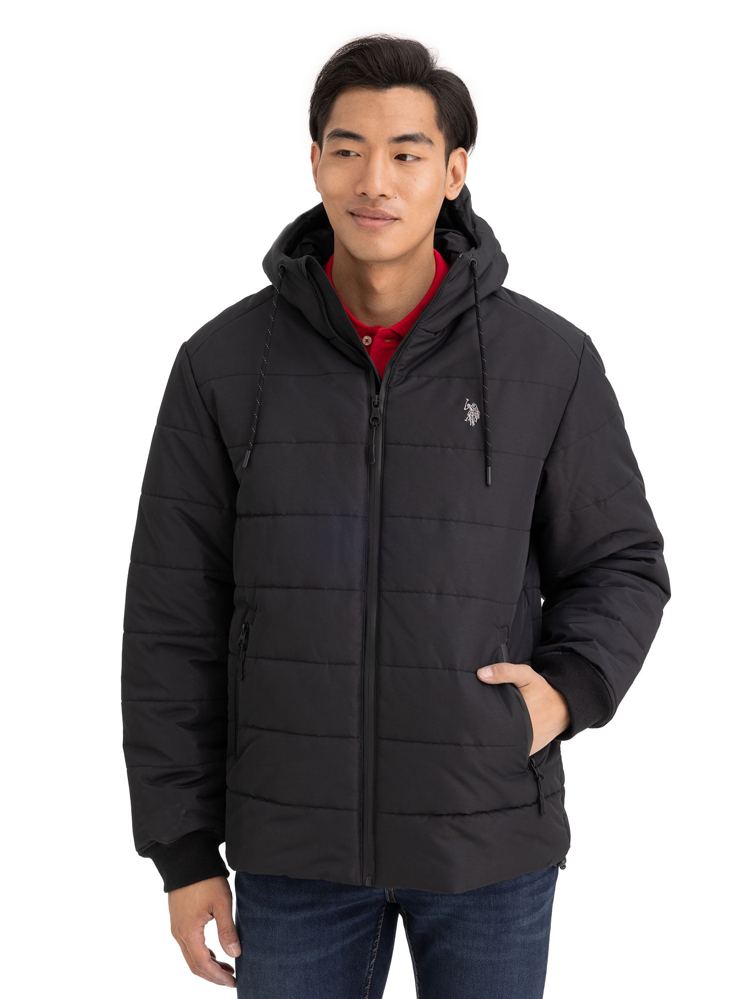U.S. Polo Assn. Men's Hooded Puffer Jacket