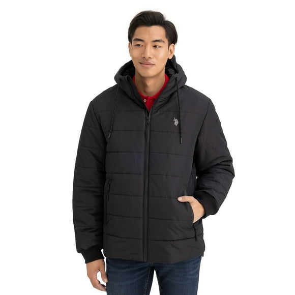 U.S. Polo Assn. Men's Hooded Puffer Jacket