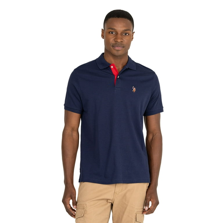 U.S. Polo Assn. Men s Interlock Polo Shirt Walmart