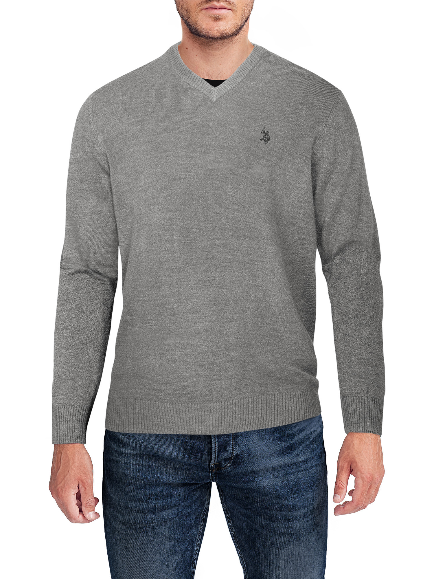 U.S. Polo Assn. Men's Jersey V-Neck Sweater - image 1 of 2