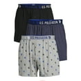 thumbnail image 1 of U.S. Polo Assn. Men's Knit Boxers, 3-Pack, Sizes S-3XL, 1 of 6