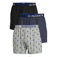 thumbnail image 1 of U.S. Polo Assn. Underwear Men's Knit Boxers, Underpants, 3-pack, Sizes S-3XL, 1 of 5