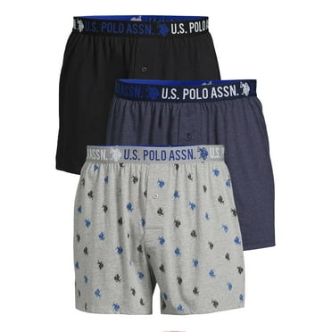 U.S. Polo Assn. Men's Knit Boxers, 3-Pack, Sizes S-3XL