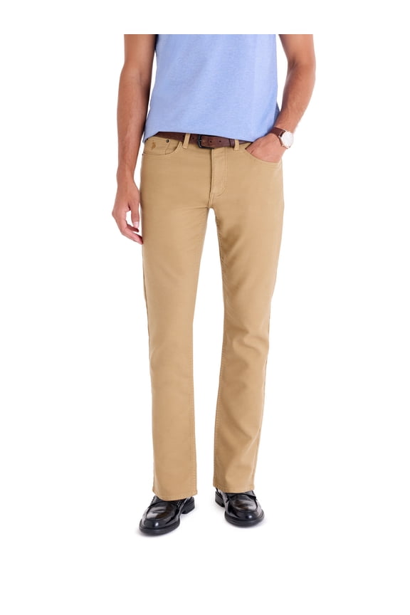 Men's Slim Straight Knit 5-Pocket Pants