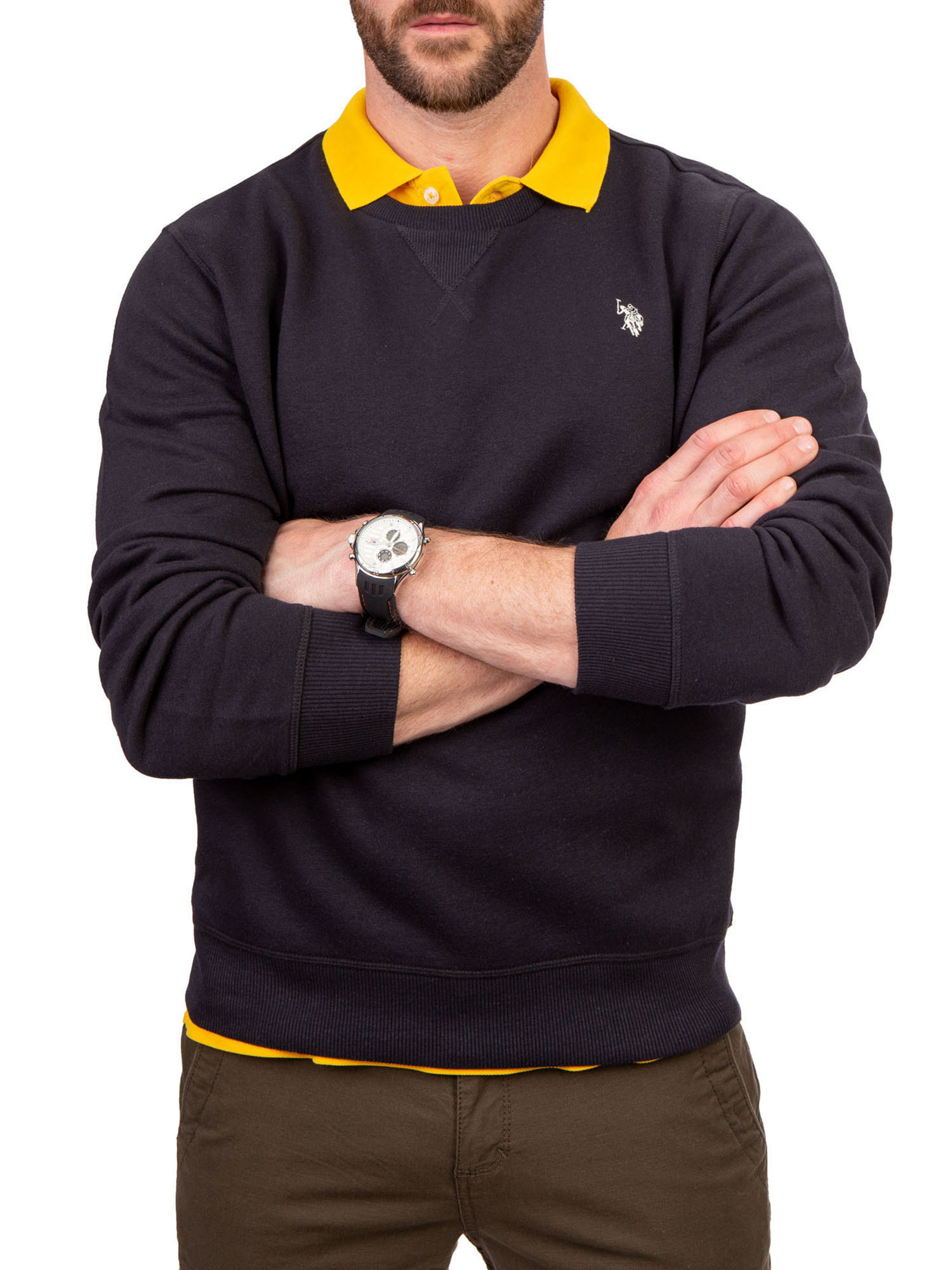 U.S. Polo Assn. Men's Knit Sweater Shirt - image 1 of 5