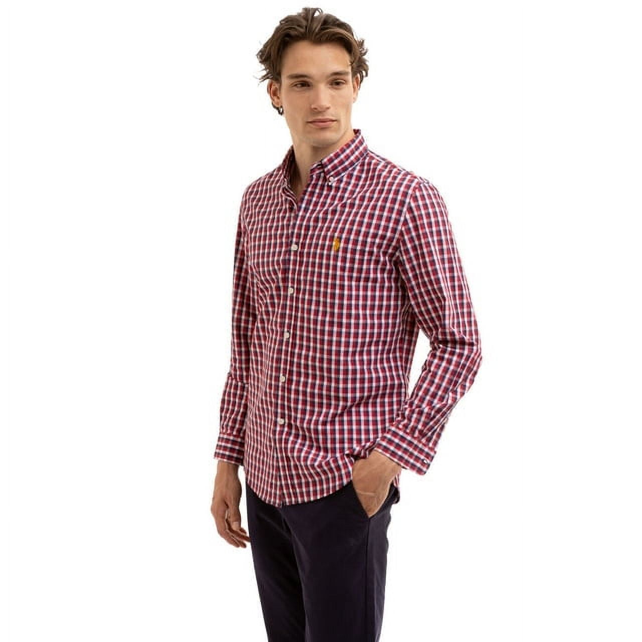 POL Button Down Half Dolman Sleeve Shirt main image 1