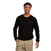 U.S. Polo Assn. Mens Cotton Crewneck Tee with Long Sleeves, Sizes XS-3XL