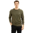 thumbnail image 1 of U.S. Polo Assn. Men's Cotton Crewneck Tee with Long Sleeves, Sizes S-XL, 1 of 4