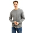 thumbnail image 1 of U.S. Polo Assn. Men's Cotton Crewneck Tee with Long Sleeves, Sizes S-XL, 1 of 4