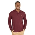 thumbnail image 1 of U.S. Polo Assn. Men's Long Sleeve Interlock Polo Shirt, 1 of 4