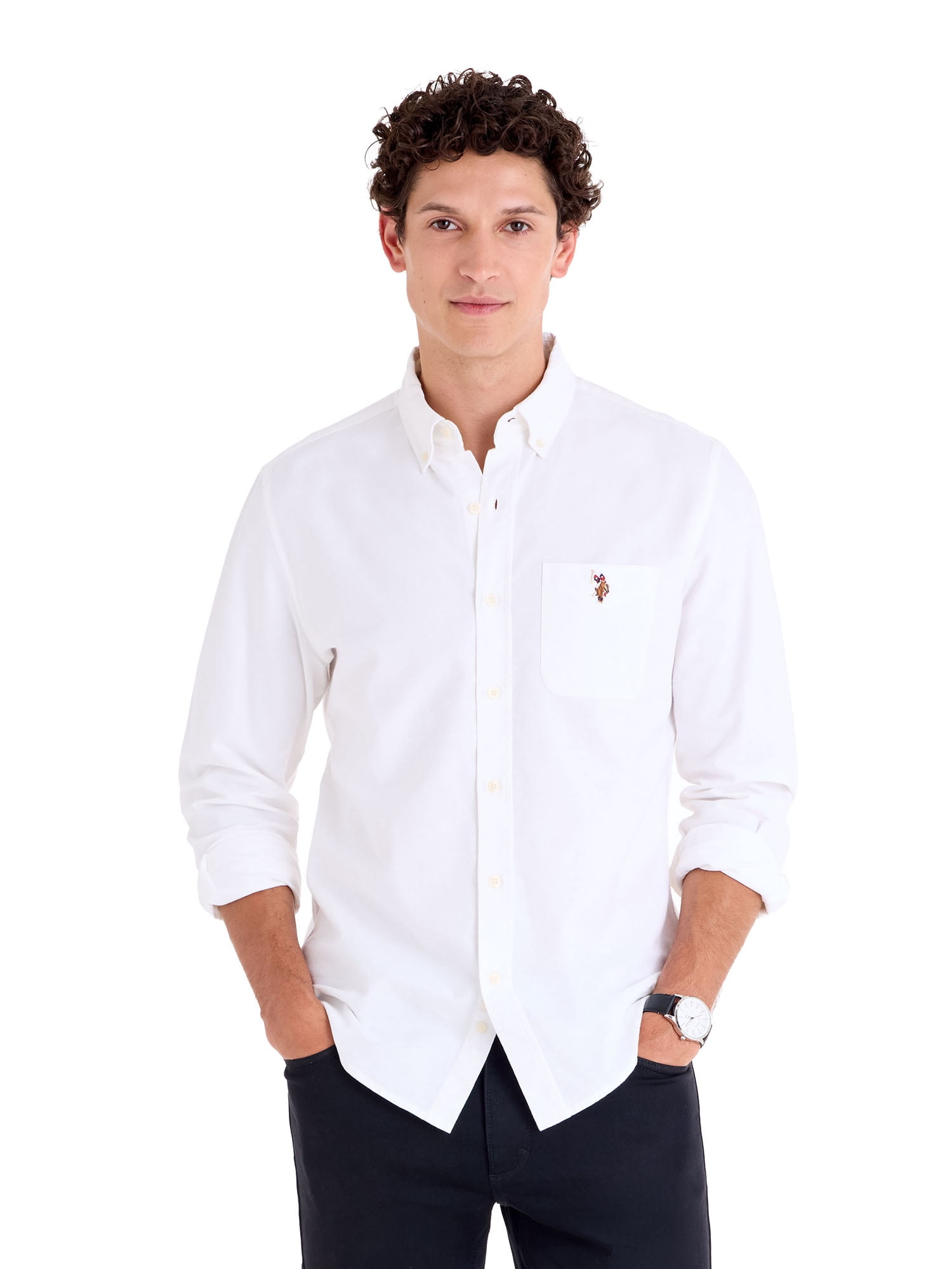 U.S. Polo Assn. Men's Long Sleeve Oxford Shirts