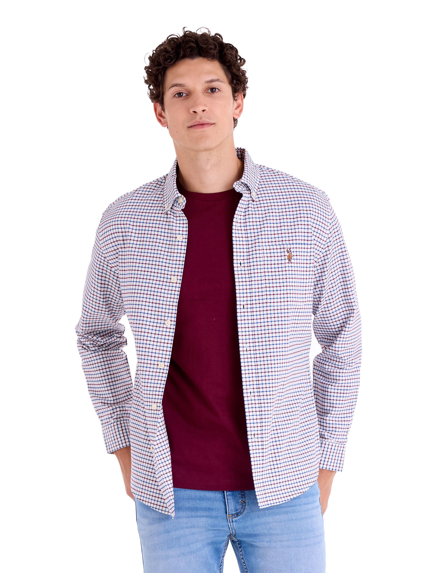 U.S. Polo Assn. Men's Long Sleeve Oxford Shirts
