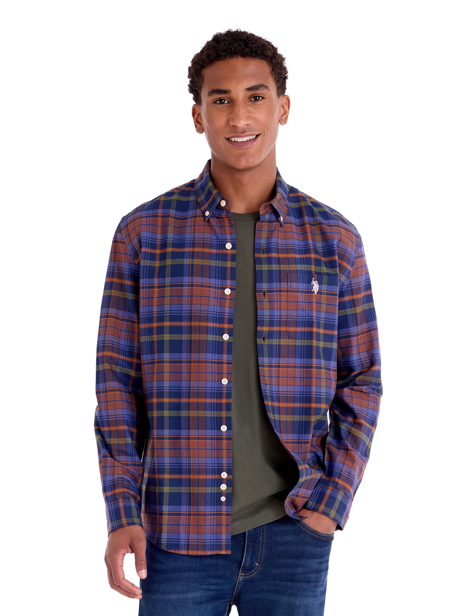 U.S. Polo Assn. Men's Long Sleeve Oxford Shirts