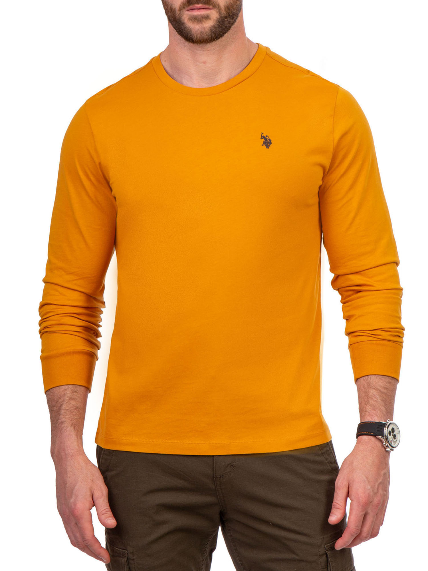 U.S. Polo Assn. Men's Long Sleeve Solid T-Shirt - image 1 of 4