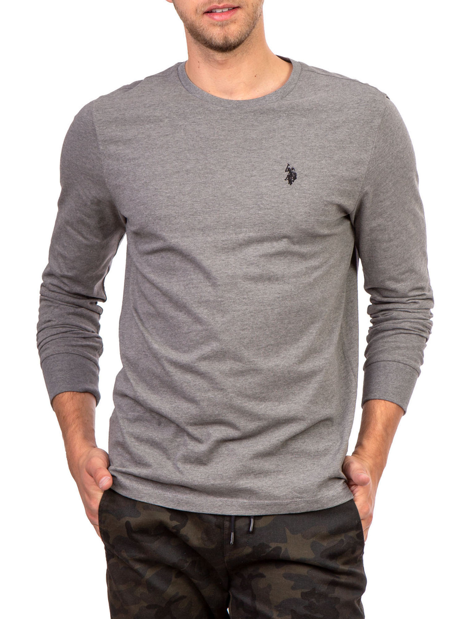 U.S. Polo Assn. Men's Long Sleeve Solid T-Shirt - image 1 of 4