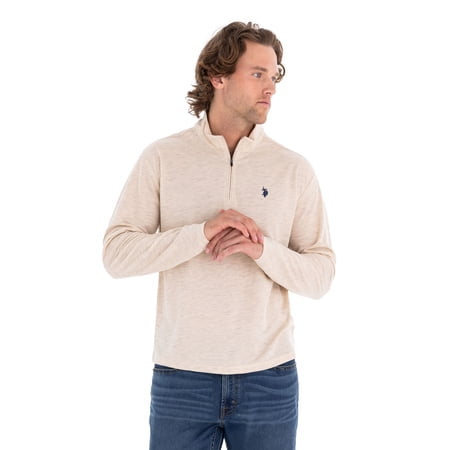 U.S. Polo Assn. Men's Luxe Quarter Zip Pullover