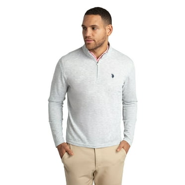 U.S. Polo Assn. Men's Luxe Quarter Zip Pullover
