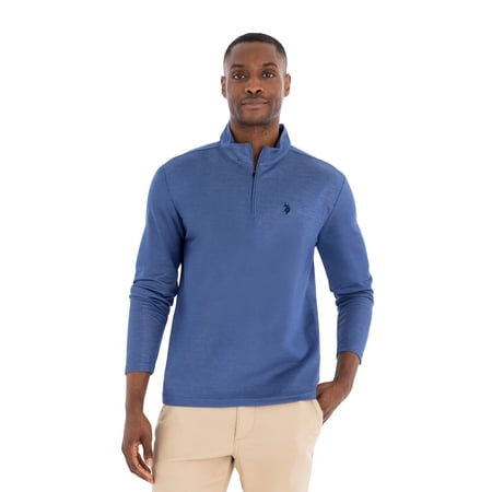 U.S. Polo Assn. Men's Luxe Quarter Zip Pullover