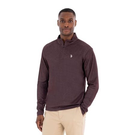 U.S. Polo Assn. Men's Luxe Quarter Zip Pullover