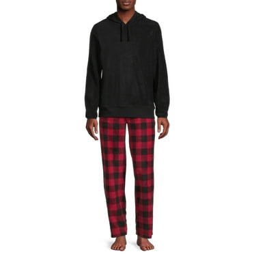 U.S. Polo Assn. Men's Microfleece Pants and Long Sleeve Hoodie Set, 2-Piece