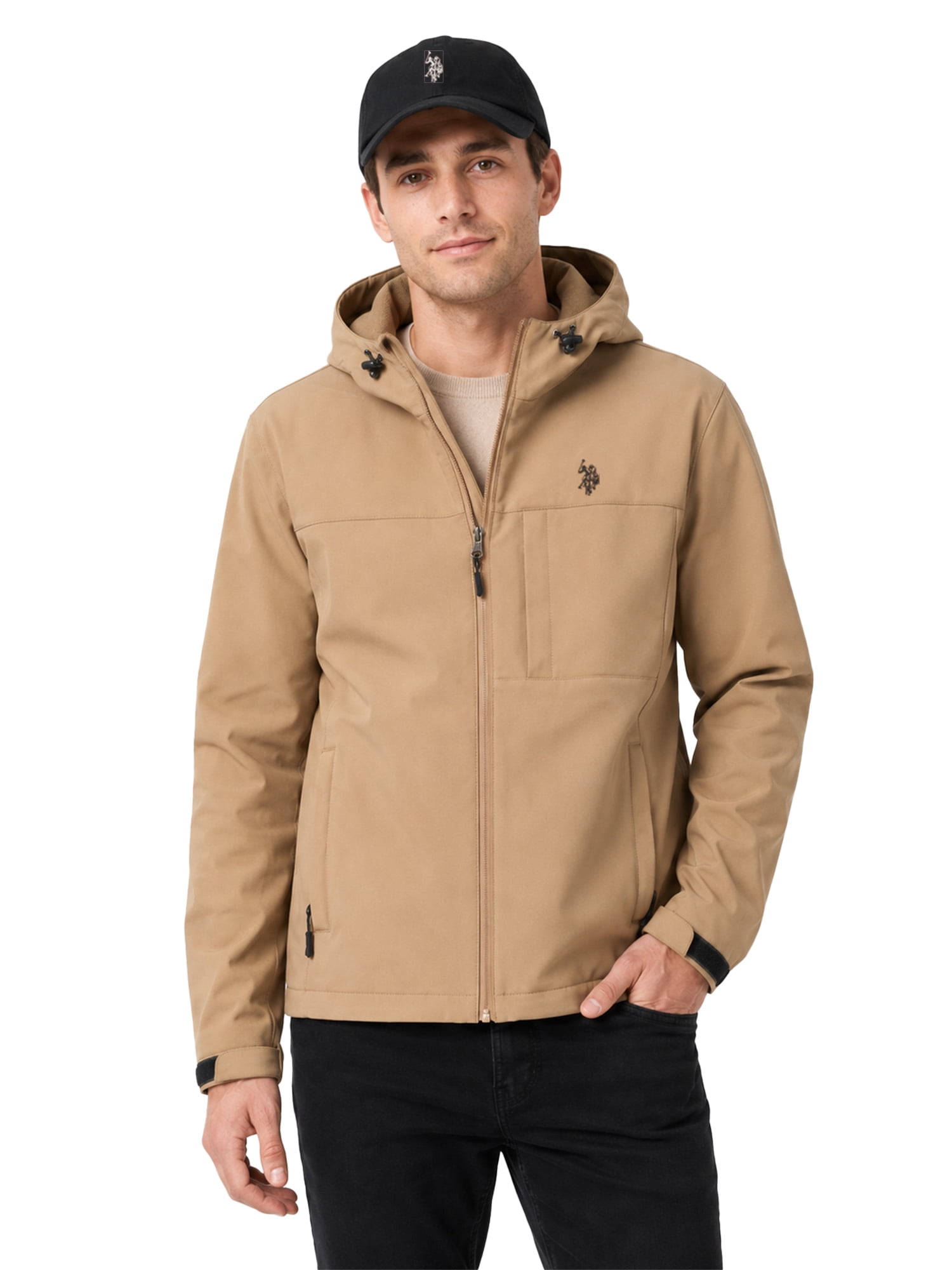 U.S. Polo Assn. Men's Mushroom Softshell Jacket , S-3XL