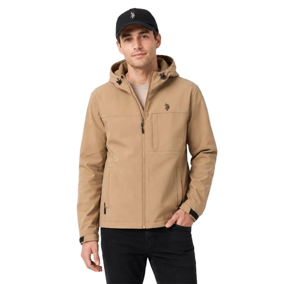 U.S. Polo Assn. Men's Mushroom Softshell Jacket , S-3XL