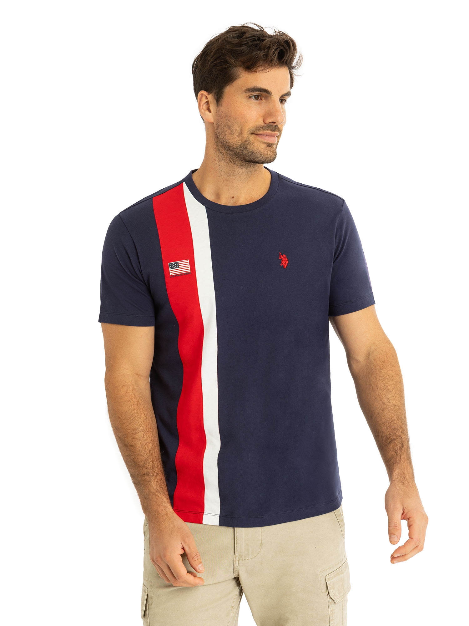 U.S. Polo Assn. Men's Novelty Crew T-Shirt