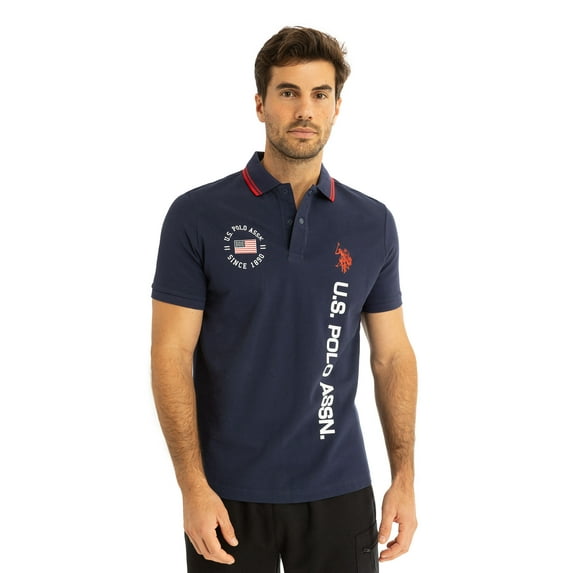 U.S. Polo Assn. Men's Novelty Polo Shirt