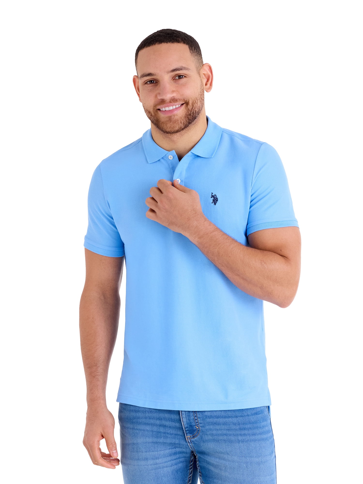 U.S. Polo Assn. Men's Performance Pique Polo Shirt