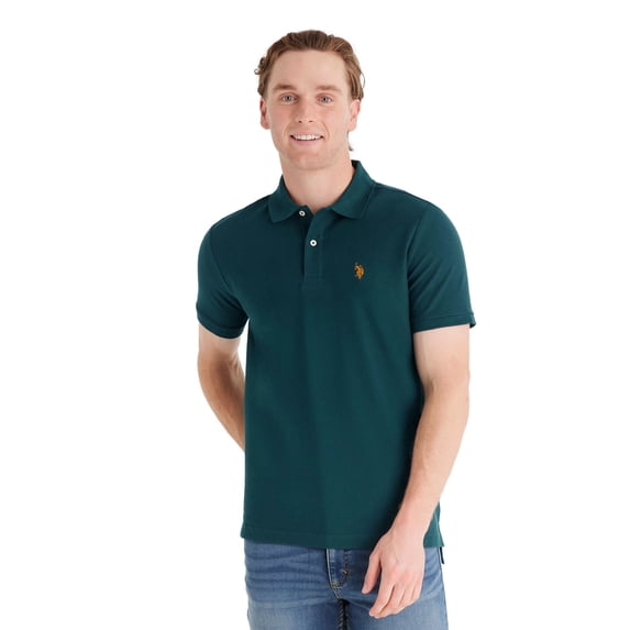 U.S. Polo Assn. Men's Performance Pique Polo Shirt