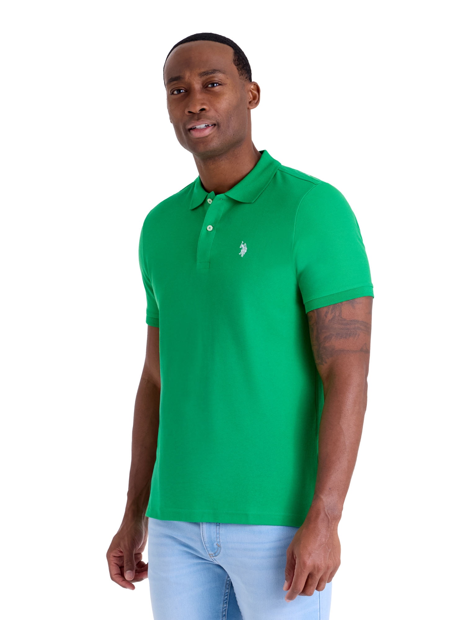 U.S. Polo Assn. Men's Performance Pique Polo Shirt