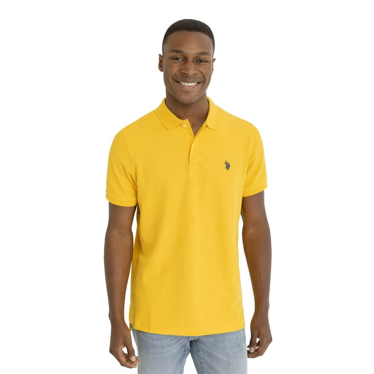 U.S. Polo Assn. Men's Performance Pique Polo Shirt - Walmart.com