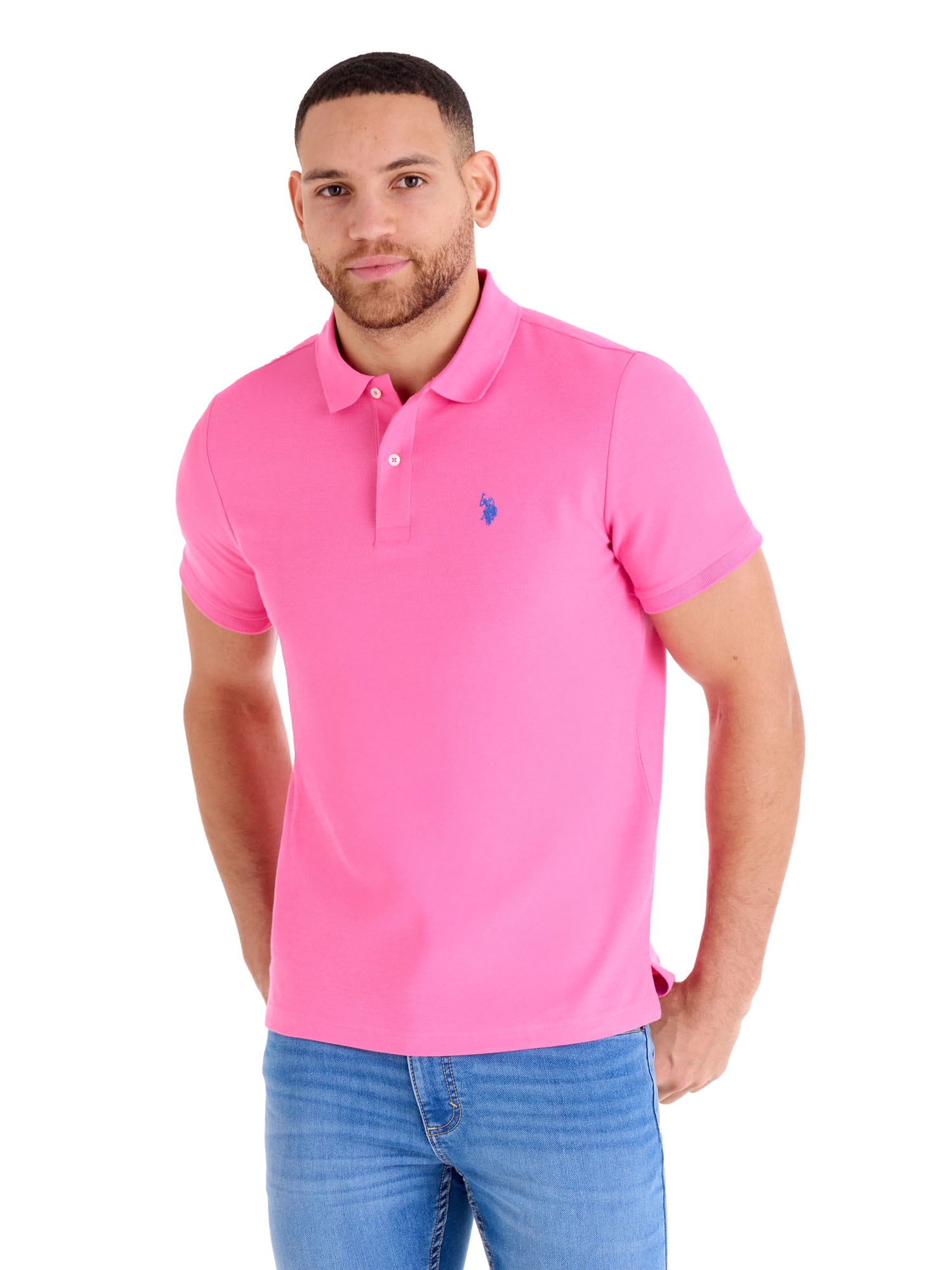 U.S. Polo Assn. Men's Performance Pique Polo Shirt