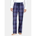 thumbnail image 1 of U.S. Polo Assn. Men’s Plaid Polyester Lounge Pajama Pants, Coronet Blue, 1 of 5