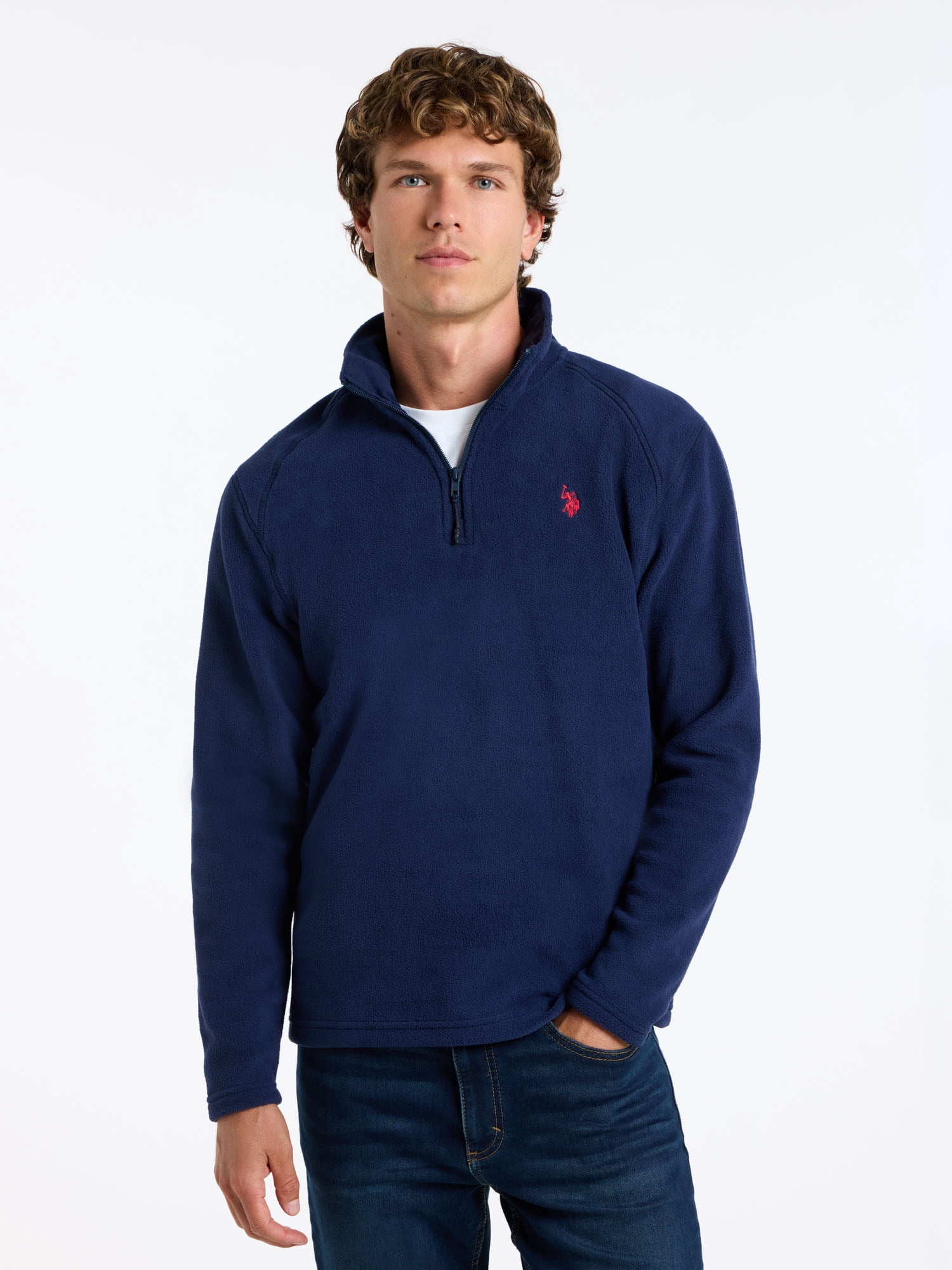 U.S. Polo Assn. Men's Polar Fleece Quarter Zip