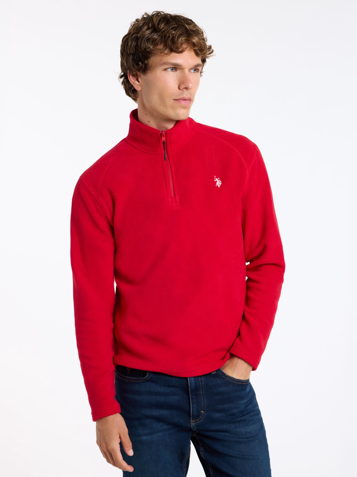 U.S. Polo Assn. Men's Polar Fleece Quarter Zip