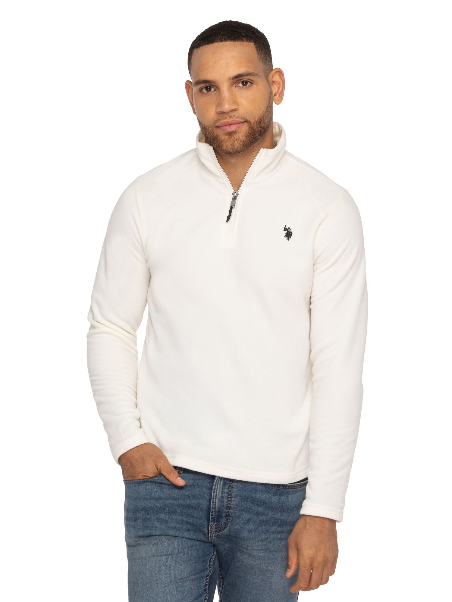 U.S. Polo Assn. Men's Polar Fleece Quarter Zip