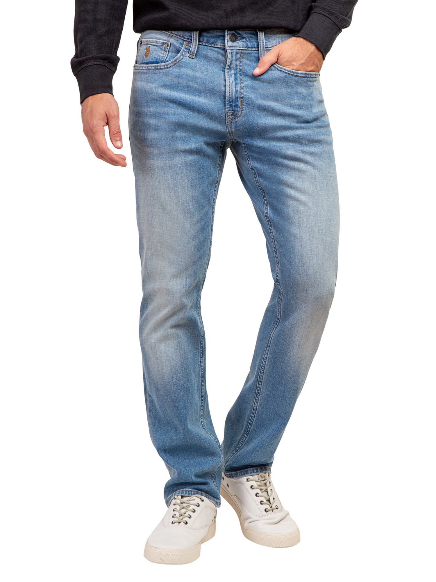 U.S. Polo Assn. Men's Slim Straight Jean - Walmart.com