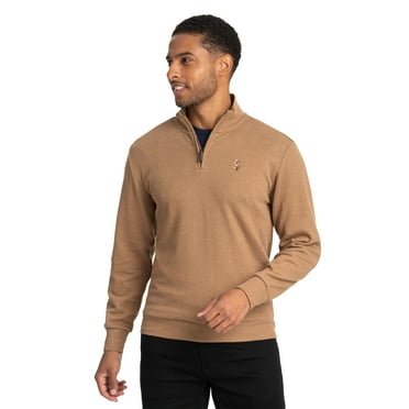 U.S. Polo Assn. Men's Quarter Zip Flatback