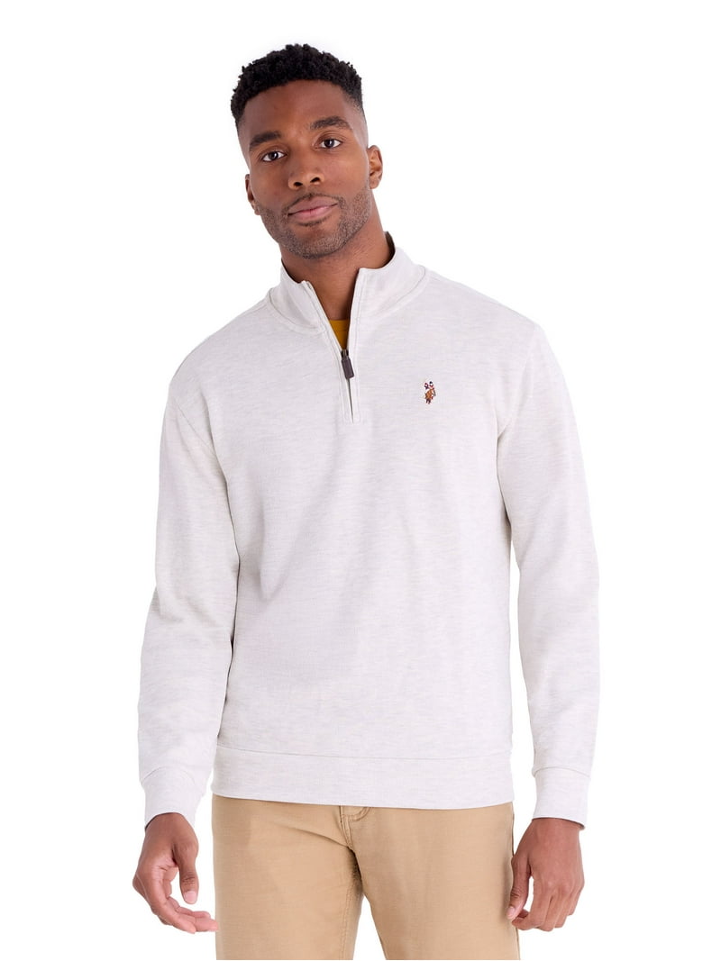 U.S. Polo Assn. men's Quarter Zip Pullover - Style & Comfort