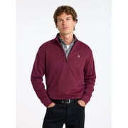 U.S. Polo Assn. Mens Quarter Zip Flatback