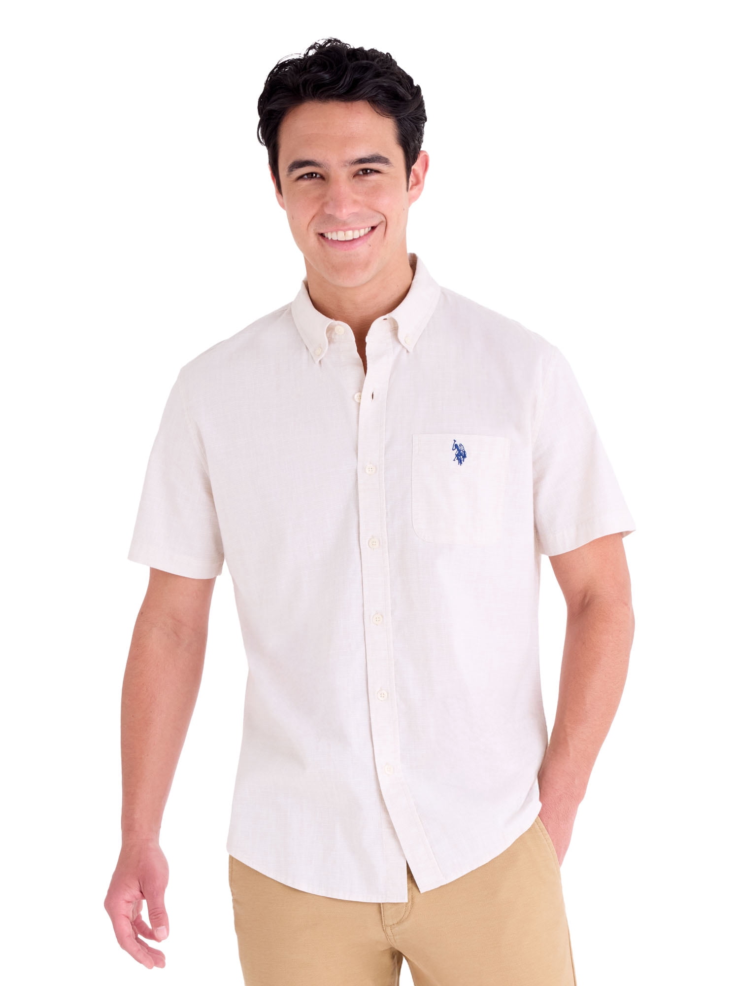 U.S. Polo Assn. Men's Short Sleeve Buttondown Shirt