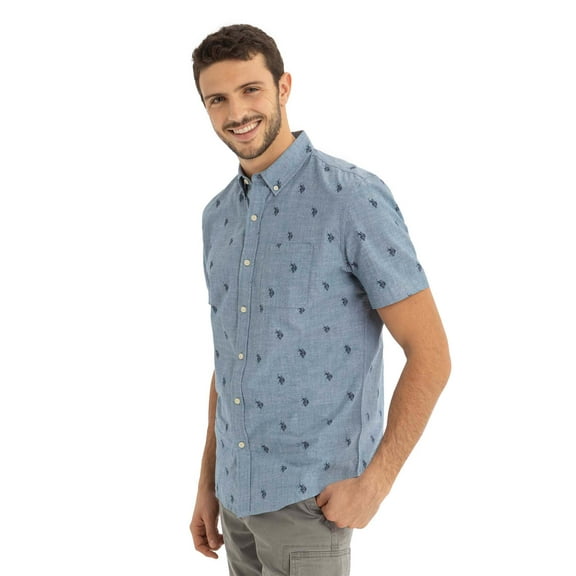 U.S. Polo Assn. Men's Short Sleeve Buttondown Shirt