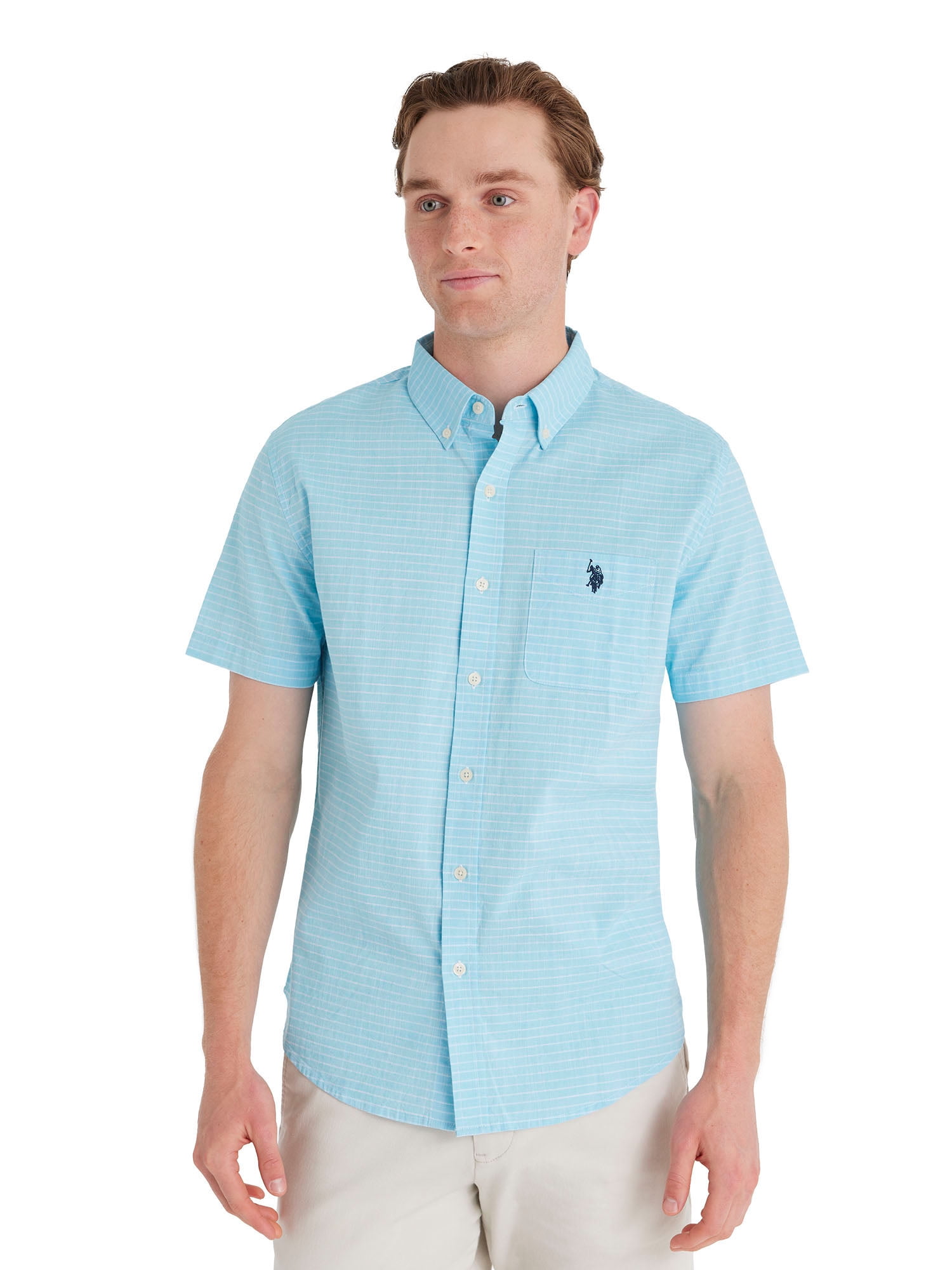 U.S. Polo Assn. Men's Short Sleeve Buttondown Shirt