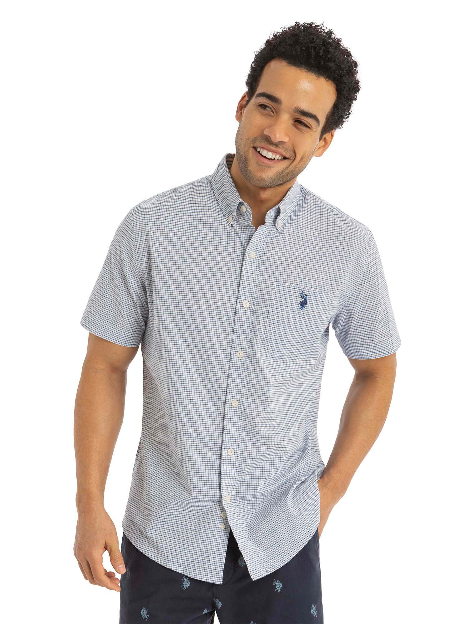 U.S. Polo Assn. Men's Short Sleeve Buttondown Shirt - Walmart.com