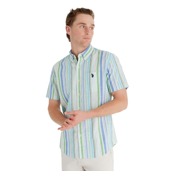 U.S. Polo Assn. Men's Short Sleeve Buttondown Shirt