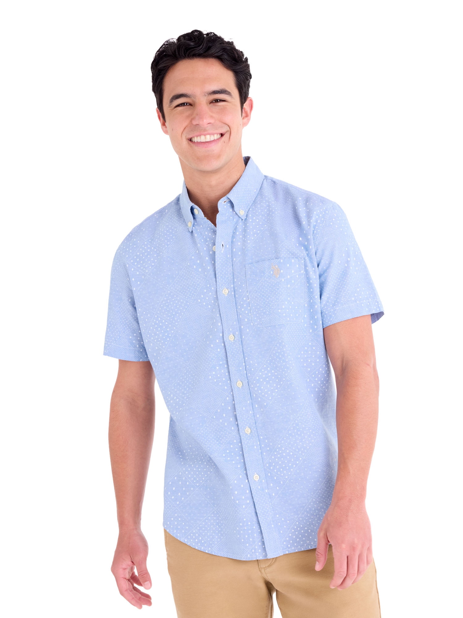 U.S. Polo Assn. Men's Short Sleeve Buttondown Shirt