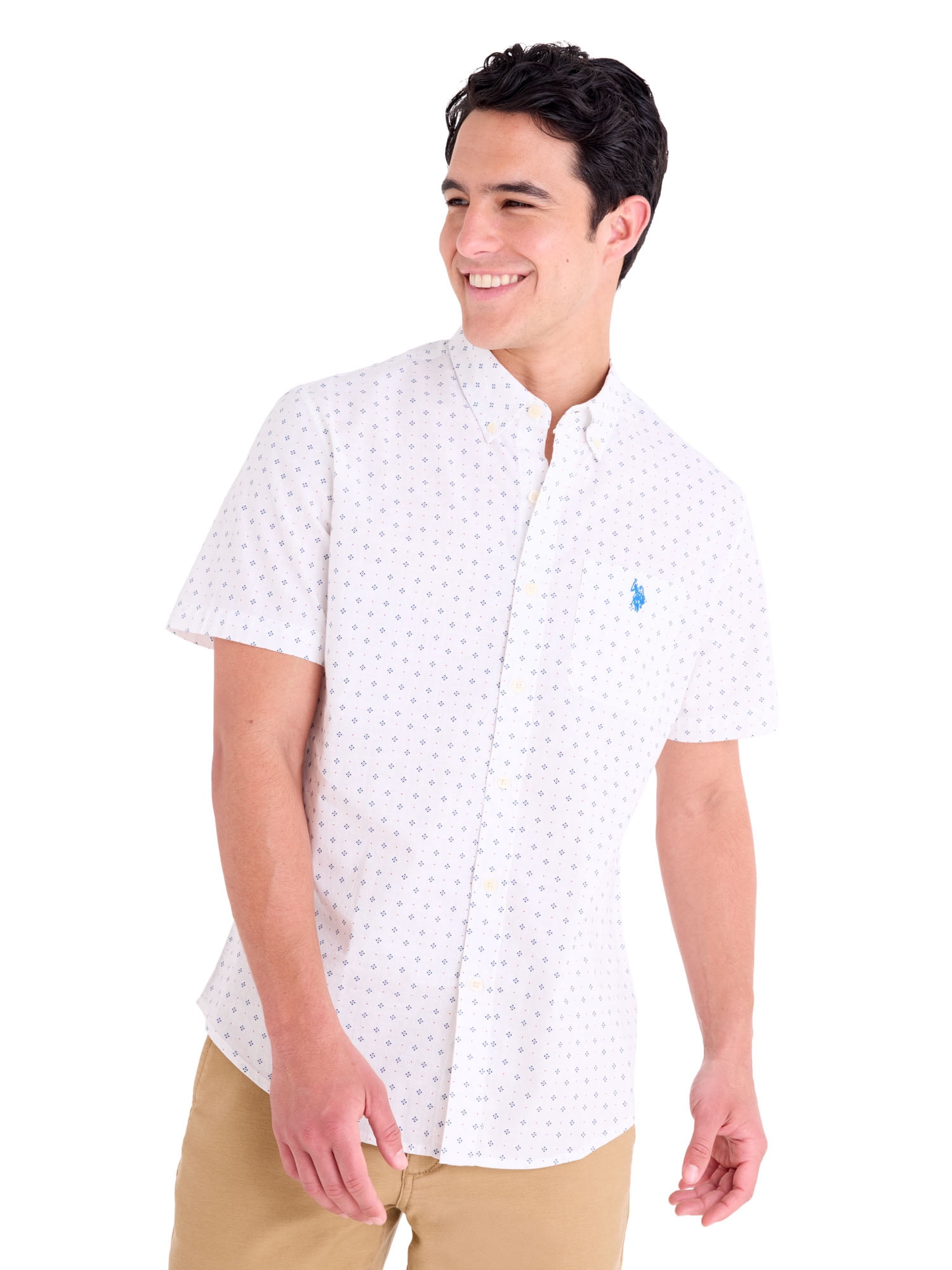 U.S. Polo Assn. Men's Short Sleeve Buttondown Shirt