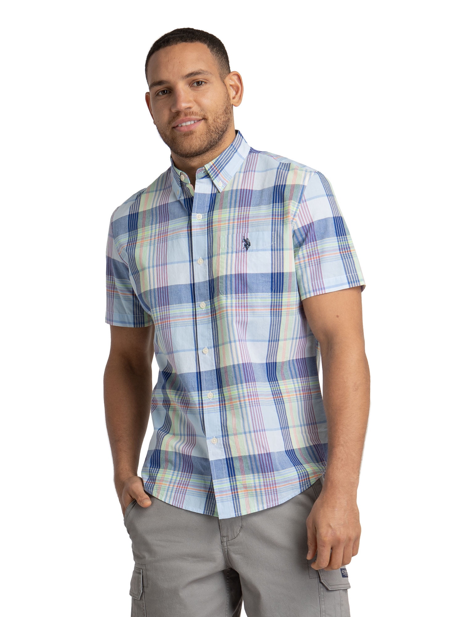 U.S. Polo Assn. Men's Short Sleeve Buttondown Shirt